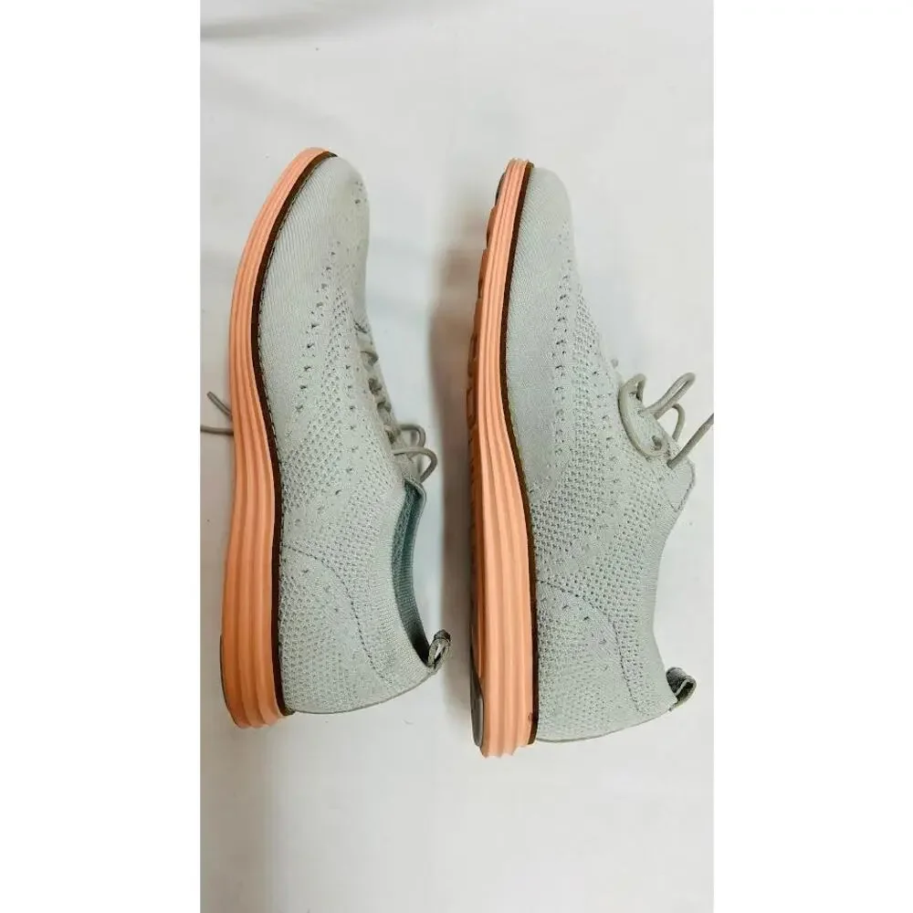 Cole Haan‎ Grey and Pink Original Grand Stitchlight Wingtip Oxford size 9